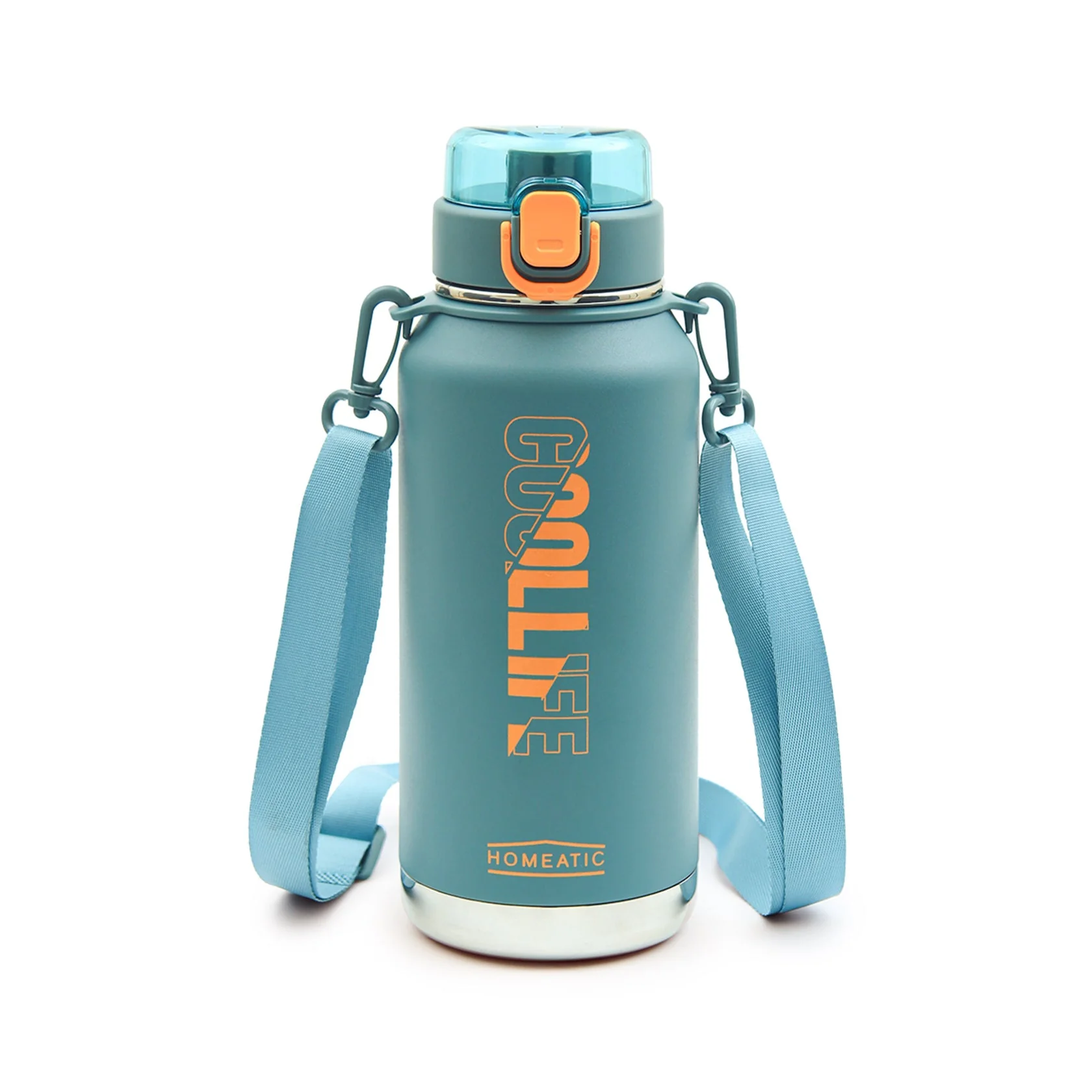 [HMV-2004-GREEN] Homeatic 1100ml Vacuum Insulated Stainless Steel Flask (Green)
