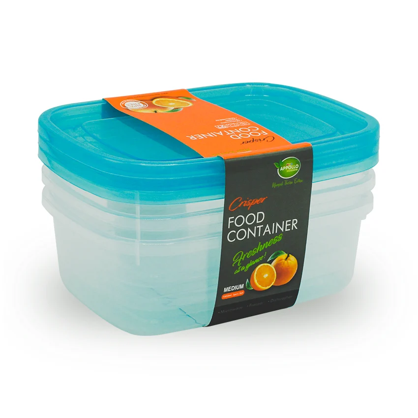 Appollo Crisper Airtight Food Storage Container — Pack of 3