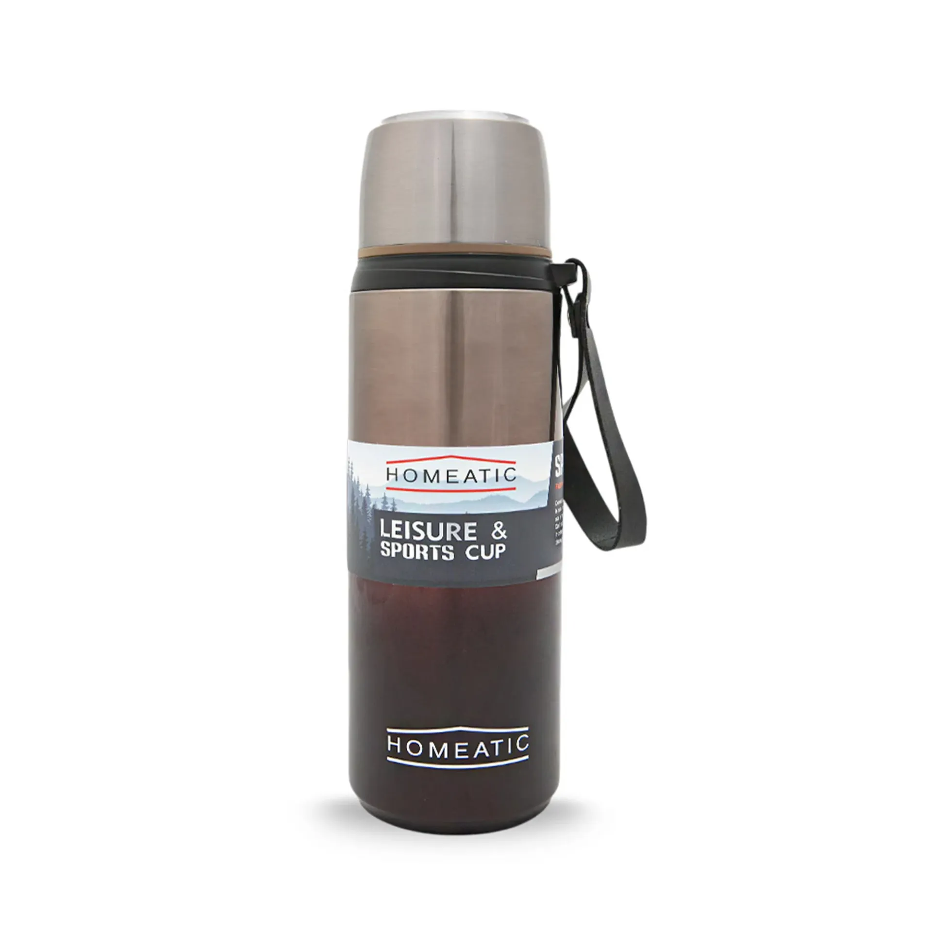 Homeatic 750ml Insulated Stainless Steel Travel Pot (Maroon)