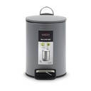Homeatic Grey Stainless Steel Step Bin — 3 & 5 Litre
